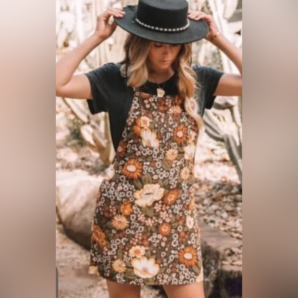 Spell Desert Daisy Pinafore Mini Dress
